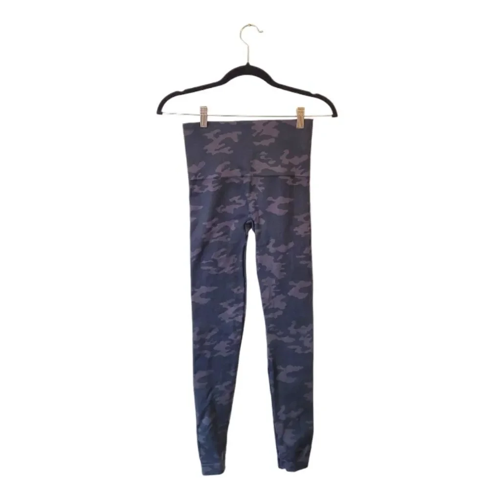 Spanx Grey Camo Seamless Full Length Leggings